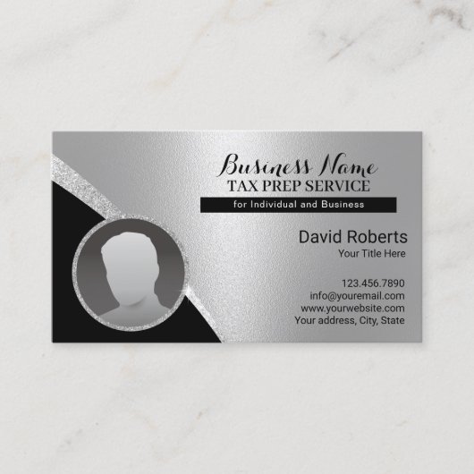 Carte De Visite Déclaration de déclaration de déclaration de taxe  (Devant)