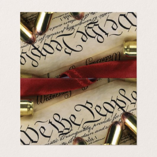 Carte De Visite Déclaration d'indépendance (Extérieur déplié)