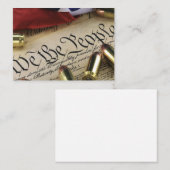 Carte De Visite Déclaration d'indépendance (Devant / Derrière)