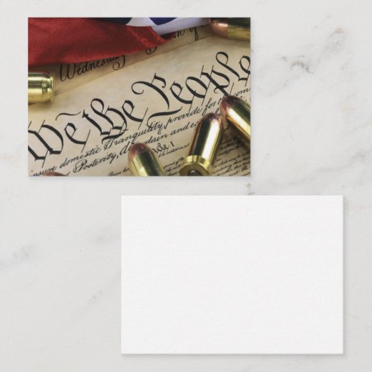 Carte De Visite Déclaration d'indépendance (Devant / Derrière)