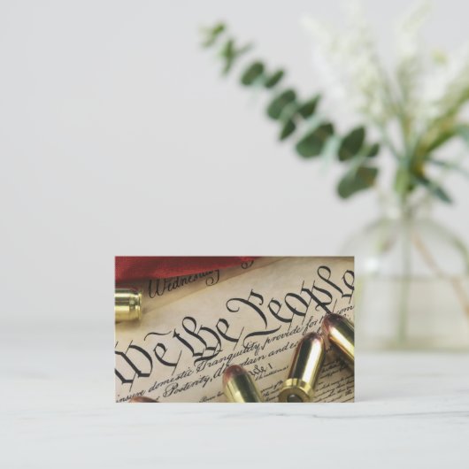 Carte De Visite Déclaration d'indépendance (Debout devant)