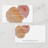 Carte de visite d'éclatement de la pêche et de l'a (Devant / Derrière)