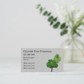 Carte De Visite Déclenchement De L'Arbre Et Service  (Debout devant)