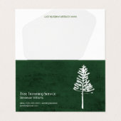 Carte De Visite Déclenchement de l'arbre | Nature Extérieure | Pay (Extérieur déplié)