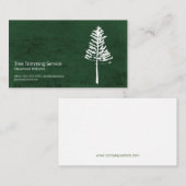 Carte De Visite Déclenchement de l'arbre | Nature Extérieure | Pay (Devant / Derrière)