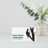 Carte De Visite Déclenchement de l'arbre sur l'arbre | Paysage (Debout devant)