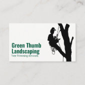 Carte De Visite Déclenchement de l'arbre sur l'arbre | Paysage (Devant)