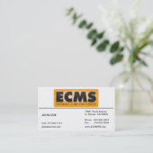 Carte de visite d'ECMS rayé (Debout devant)