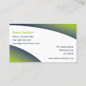 carte de visite d'Eco-nettoyage (Dos)