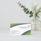 carte de visite d'Eco-nettoyage (Debout devant)