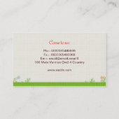 carte de visite d'école (Dos)