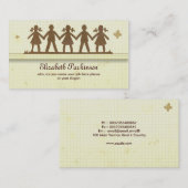 carte de visite d'école (Devant / Derrière)