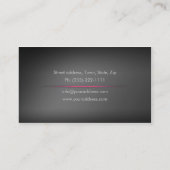 Carte de visite d'école d'anglais (Dos)