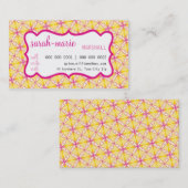 CARTE DE VISITE :: décontracté chic 3 L (Devant / Derrière)