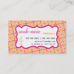 CARTE DE VISITE :: décontracté chic 7 L