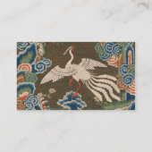 Carte De Visite Décor d'antiquité chinois d'oiseaux (Dos)