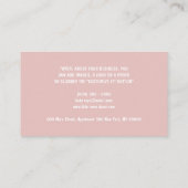 Carte De Visite Décor De Chambre Pour Bébé Mobile (Dos)