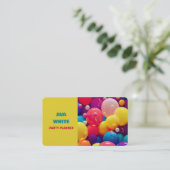Carte De Visite Décor de la partie de ballon (Debout devant)