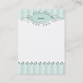 Carte De Visite Décor de torsion (Dos)