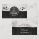 Carte De Visite Décor en marbre | Barre (Devant / Derrière)