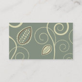 Carte De Visite Décor floral (Dos)