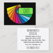 Carte De Visite Décor intérieur / Concepteur / Peinture (Devant / Derrière)