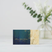 Carte De Visite Décor intérieur élégant marine de luxe (Debout devant)