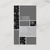 Carte De Visite Décor Mondrian - Gris (Dos)