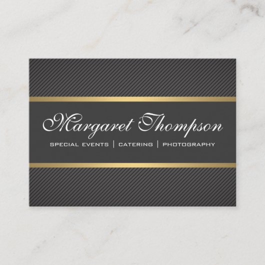 Carte De Visite Décor Motif élégant de luxe (Devant)