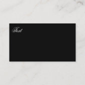 Carte De Visite Décor perle (Dos)