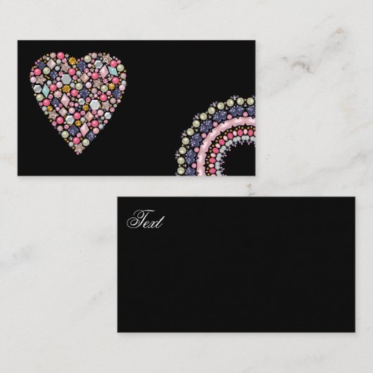 Carte De Visite Décor perle (Devant / Derrière)