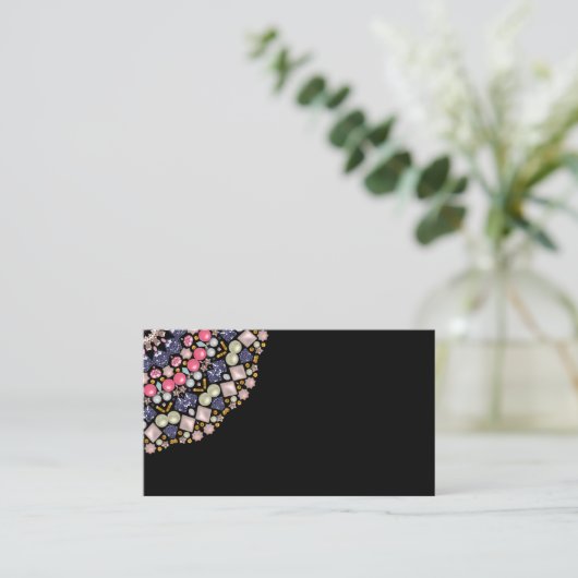 Carte De Visite Décor perle (Debout devant)