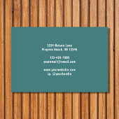 Carte De Visite Décor Simple Moderne Du Milieu Du Siècle Rétro