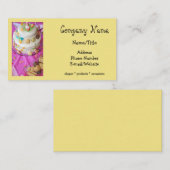 Carte De Visite Décorateur de Baker/gâteau (Devant / Derrière)