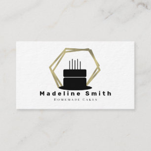 Carte De Visite Décorateur de couches de gâteau de mariage Logo Gâ
