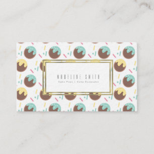Carte De Visite Décorateur de gâteaux Boules de gâteau