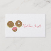 Carte de visite décorateur de gâteaux de boulanger (Devant)