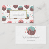 Carte De Visite Décorateur de gâteaux Pops Cake Baker (Devant / Derrière)