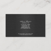 Carte De Visite Décorateur de lustre (Dos)