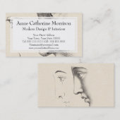 Carte De Visite Décorateur intérieur de visages classiques (Devant / Derrière)