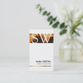 Carte De Visite Décorateur intérieur Retrait de la maison (Debout devant)