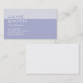 Carte De Visite Décorateur professionnel élégant de design (Devant / Derrière)