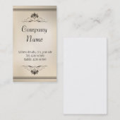Carte de visite décoratif (Devant / Derrière)