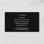 Carte de visite décoratif (Dos)