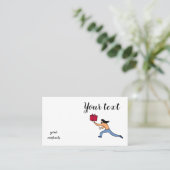 Carte de visite décoratif à la mode (Debout devant)