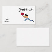 Carte de visite décoratif à la mode (Devant / Derrière)