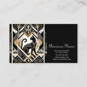 Carte de visite décoratif Abstrait moderne (Dos)