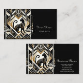 Carte de visite décoratif Abstrait moderne (Devant / Derrière)