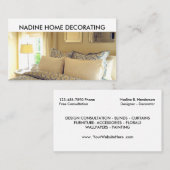 Carte De Visite Décoration à la maison (Devant / Derrière)