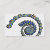 Carte De Visite Décoration Art Abstrait Fractal (Dos)